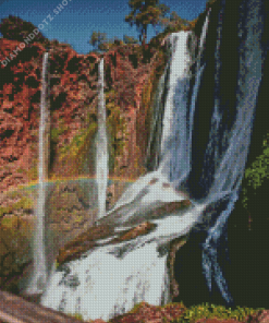 Ouzoud Waterfalls Diamond Painting