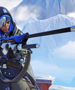 Overwatch Ana Diamond Painting