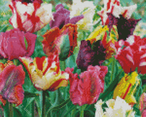 Parrot Tulips Diamond Painting