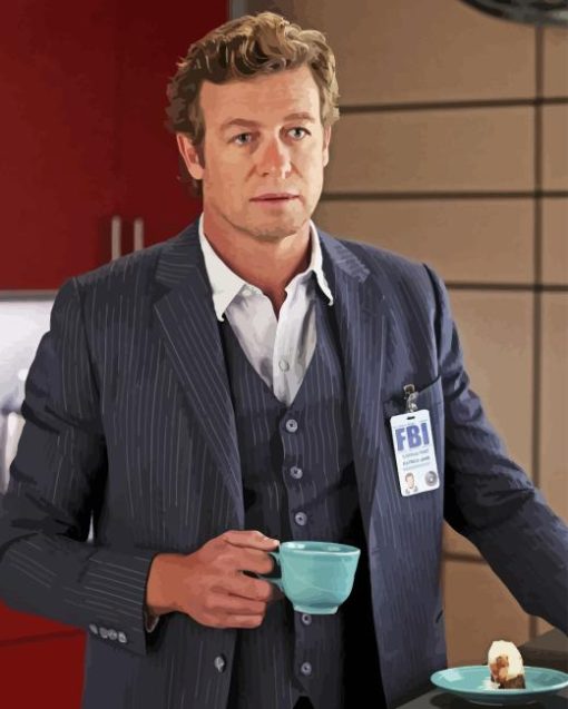 Patrick Jane Diamond Painting