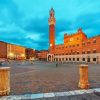 Piazza Del Campo Italy Diamond Painting