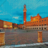 Piazza Del Campo Italy Diamond Painting