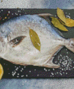 Pompano With Lemon Diamond Painting