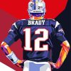 Pop Art Tom Brady Diamond Painting