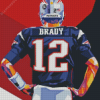 Pop Art Tom Brady Diamond Painting