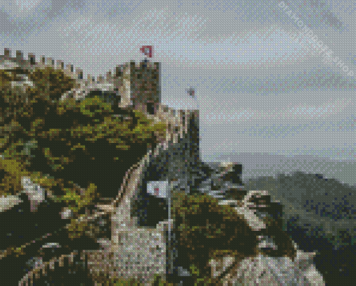 Portugal Sintra Mountains Diamond Painting