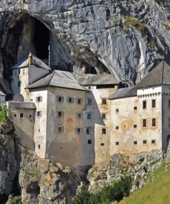 Predjama Castle Diamond Painting