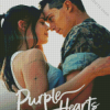 Purple Hearts Movie Diamond Painting