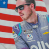 Race Driver Alex Bowman Diamond Painting