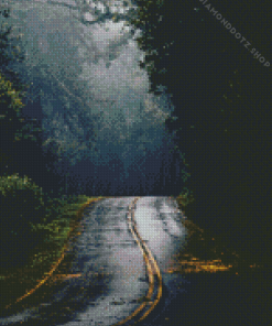 Rainy Forest Diamond Painting