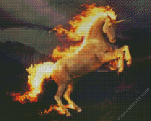 Rapidash Diamond Painting