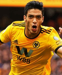 Raul Jimenez Football Player Diamond Painting