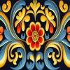 Rosemaling Diamond Painting