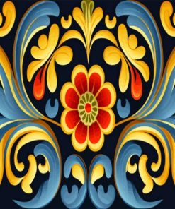 Rosemaling Diamond Painting