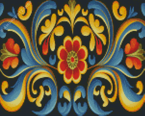 Rosemaling Diamond Painting