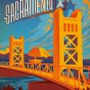 Sacramento Bridge Poster Diamond Painting