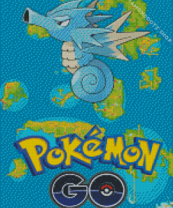 Seadra Pokemon Poster Diamond Painting