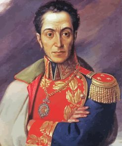 Simon Bolivar Portrait Diamond Painting