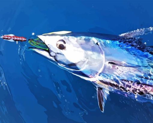 Skipjack Fish Underwater Diamond Painting