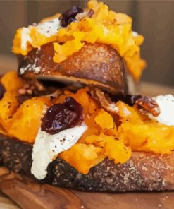 Smashed Pumpkin With Goat Cheese Diamond Painting