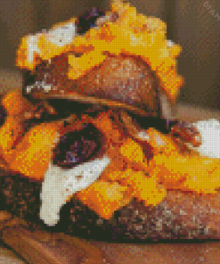 Smashed Pumpkin With Goat Cheese Diamond Painting