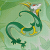 Snivy Pokemon Species Diamond Painting