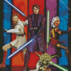 Star Wars Clone Wars Poster Diamond Painting