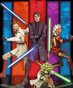 Star Wars Clone Wars Poster Diamond Painting