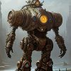 Steampunk Robot Diamond Painting