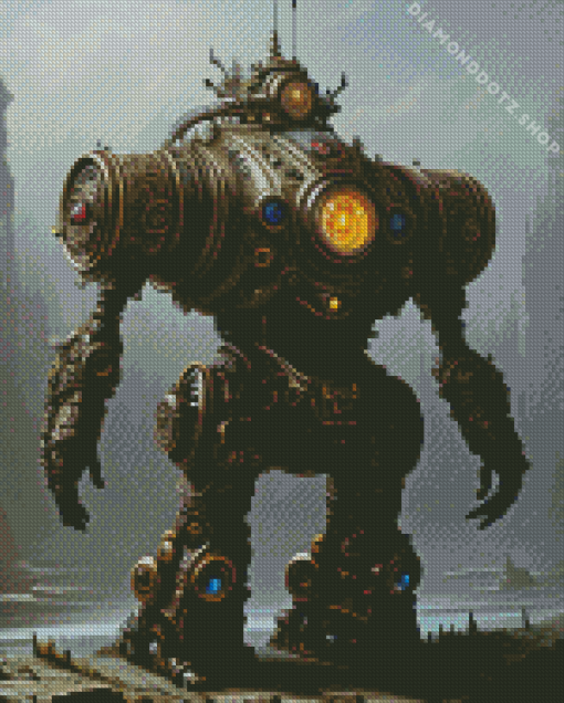 Steampunk Robot Diamond Painting