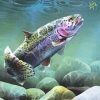 Steelhead Fish Underwater Diamond Painting