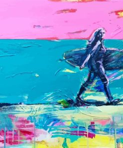 Surfing Pop Art Diamond Painting