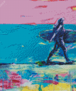 Surfing Pop Art Diamond Painting