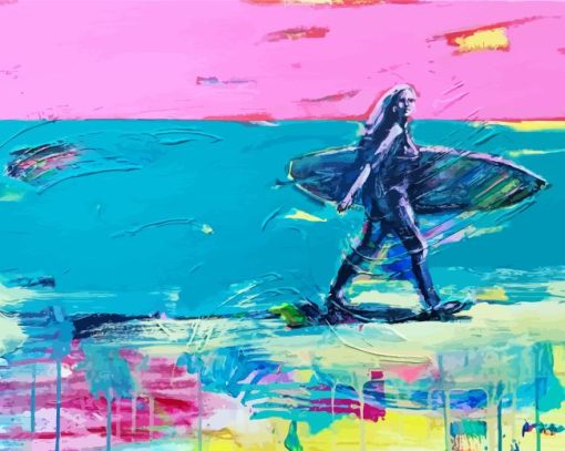 Surfing Pop Art Diamond Painting