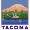 Tacoma Washington Poster Diamond Painting