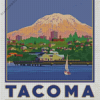 Tacoma Washington Poster Diamond Painting