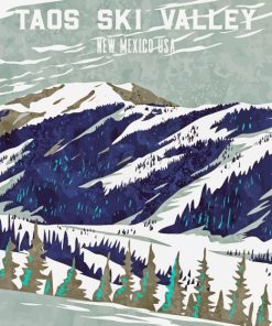 Taos Ski Valley Poster Diamond Painting