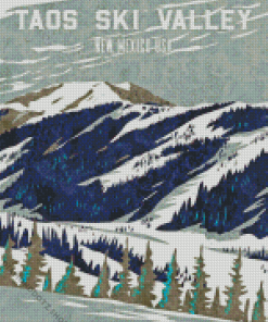 Taos Ski Valley Poster Diamond Painting