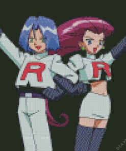 Team Rocket Anime Diamond Painting