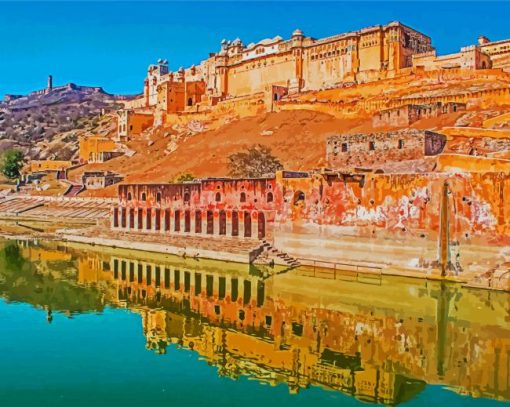 The Amber Palace Rajasthan Diamond Painting