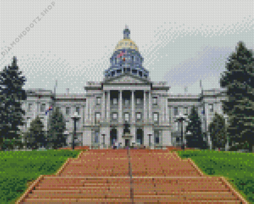 The Colorado State Capitol Diamond Painting