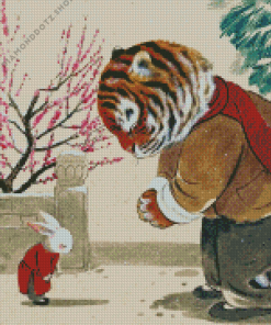 Tiger And Rabbit Diamond Painting