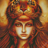 Tiger Woman Diamond Painting