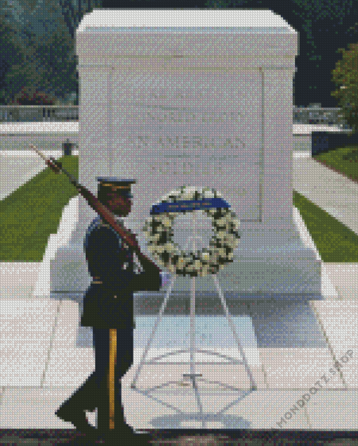 Tomb Of The Unknown Soldier Monument Diamond Painting