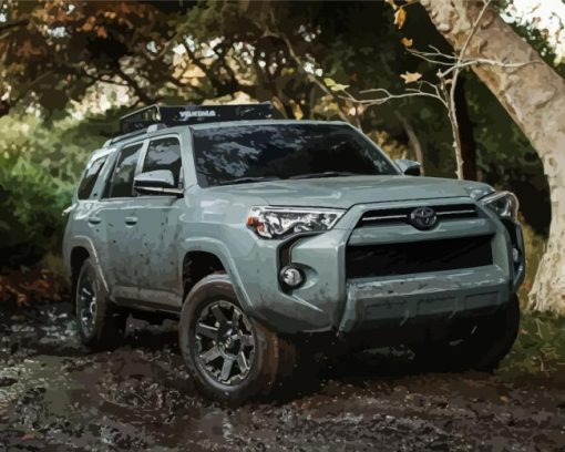 Toyota 4 Runner Car Diamond Painting