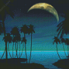 Tropical Night Diamond Painting