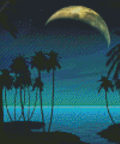 Tropical Night Diamond Painting