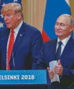 Trump And Putin President Diamond Painting