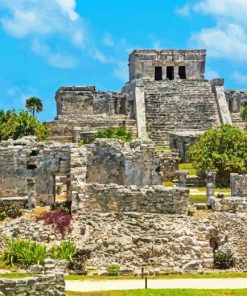 Tulum Ruins Diamond Painting