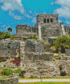 Tulum Ruins Diamond Painting